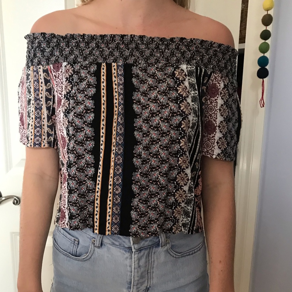 Off the shoulder shirt